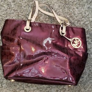 Michael Kors - Red Signature Patent Leather
